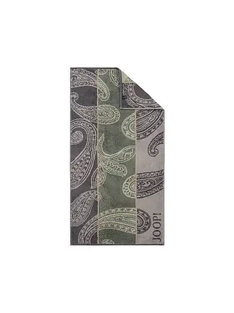 JOOP | Toalla de ducha 80x150cm CONTOUR PAISLY Crema | dunkelgrün